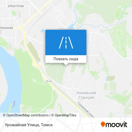 Карта Урожайная Улица