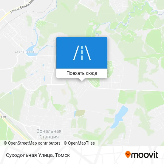 Карта Суходольная Улица