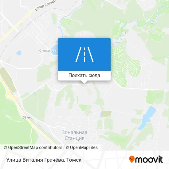 Карта Улица Виталия Грачёва