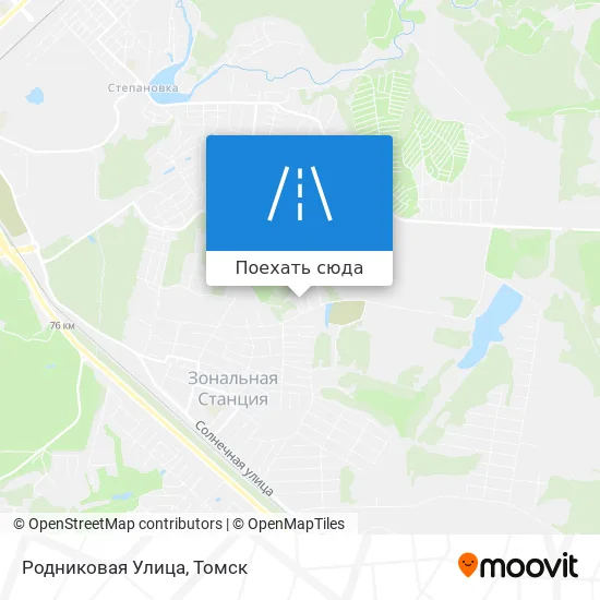 Карта Родниковая Улица