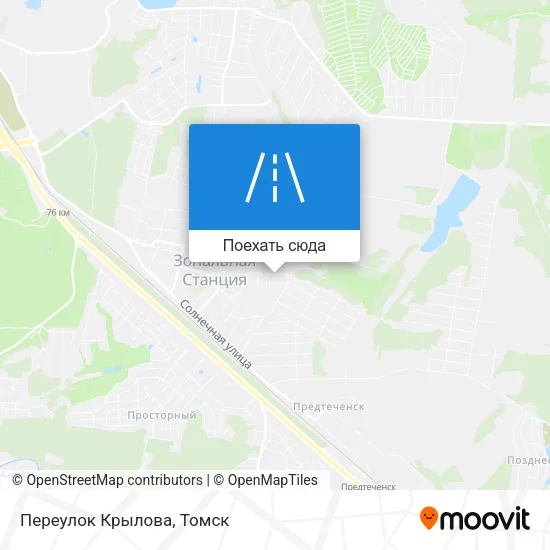 Карта Переулок Крылова