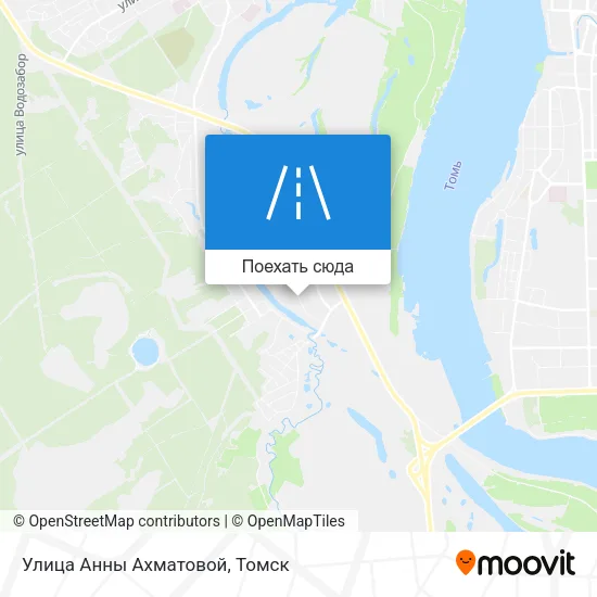 Карта Улица Анны Ахматовой