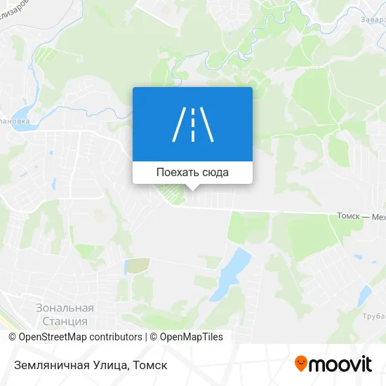 Карта Земляничная Улица