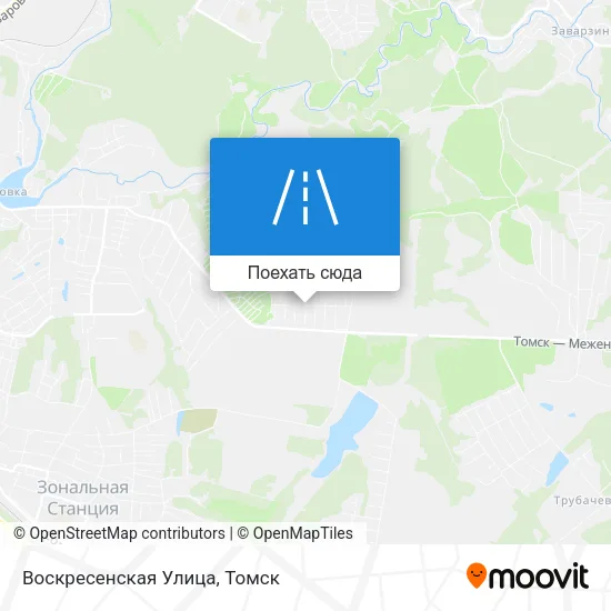 Карта Воскресенская Улица