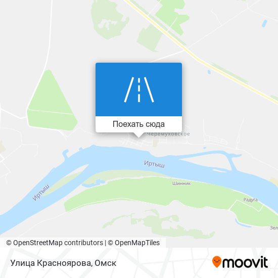 Карта Улица Красноярова