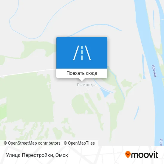 Карта Улица Перестройки