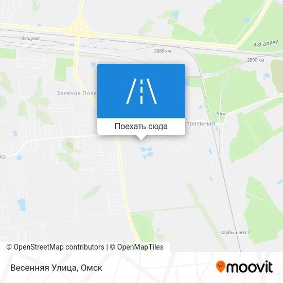 Карта Весенняя Улица