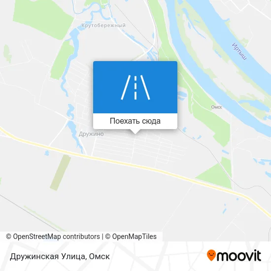 Карта Дружинская Улица