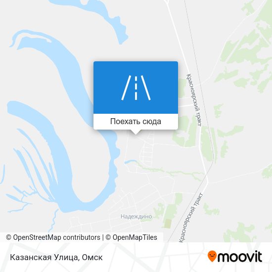 Карта Казанская Улица
