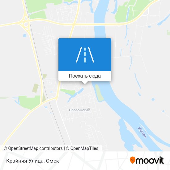 Карта Крайняя Улица