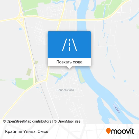 Карта Крайняя Улица