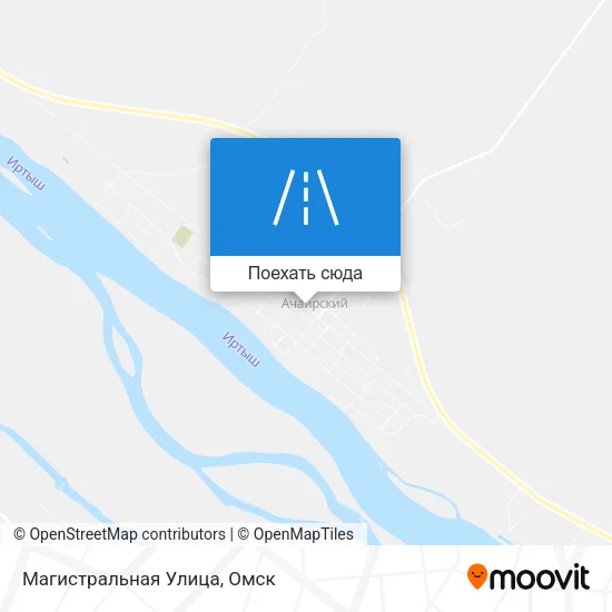 Карта Магистральная Улица