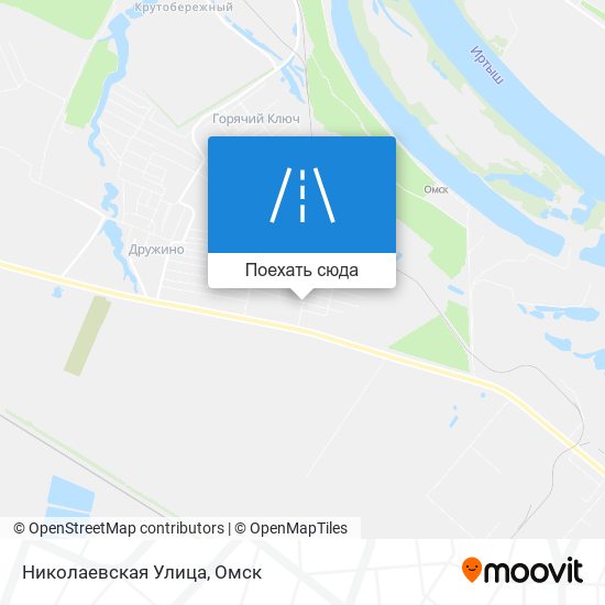 Карта Николаевская Улица