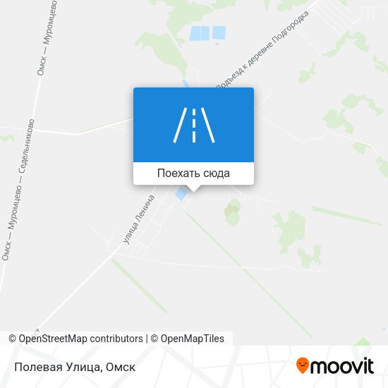 Карта Полевая Улица