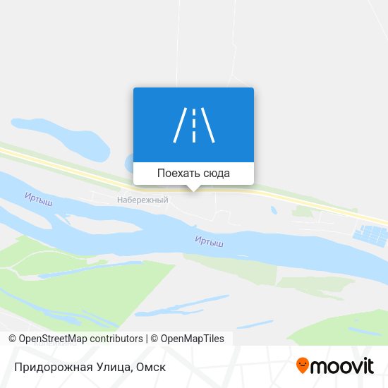 Карта Придорожная Улица