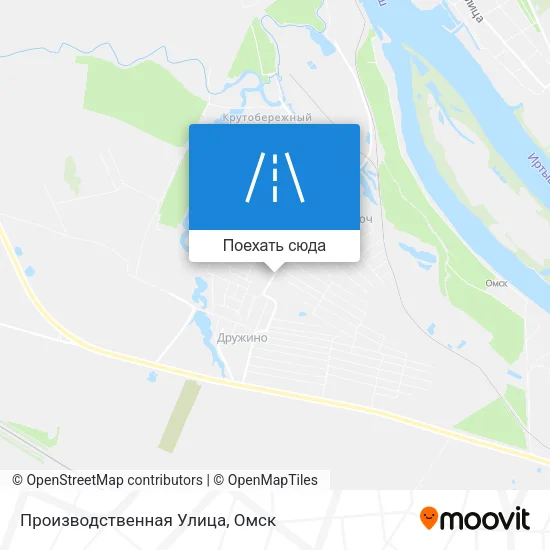 Карта Производственная Улица