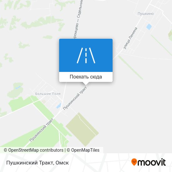 Карта Пушкинский Тракт