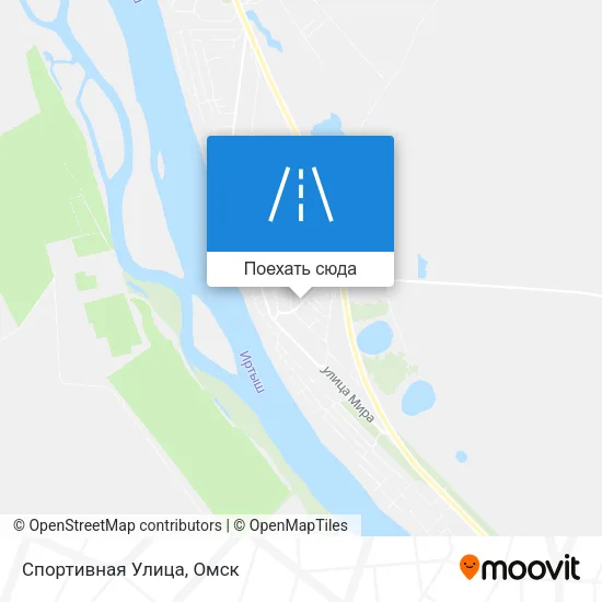 Карта Спортивная Улица