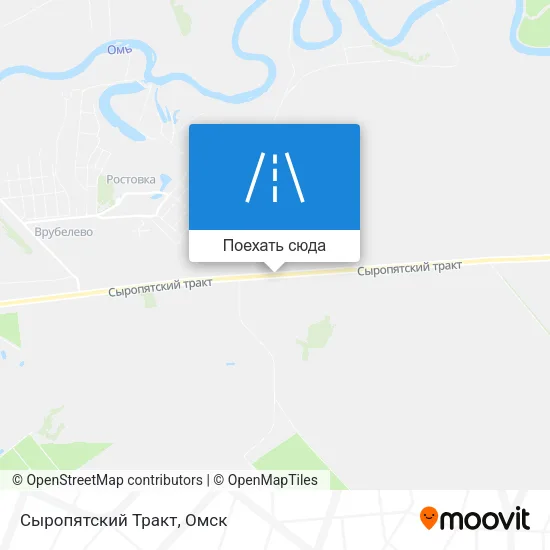 Карта Сыропятский Тракт