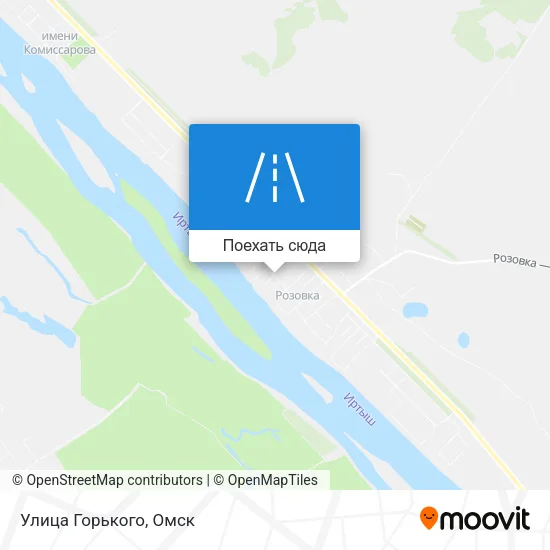 Карта Улица Горького