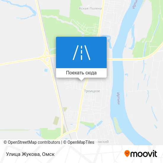 Карта Улица Жукова