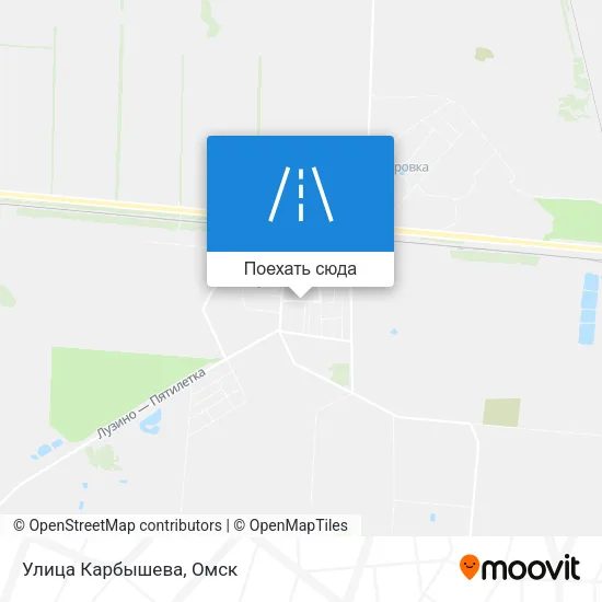 Карта Улица Карбышева