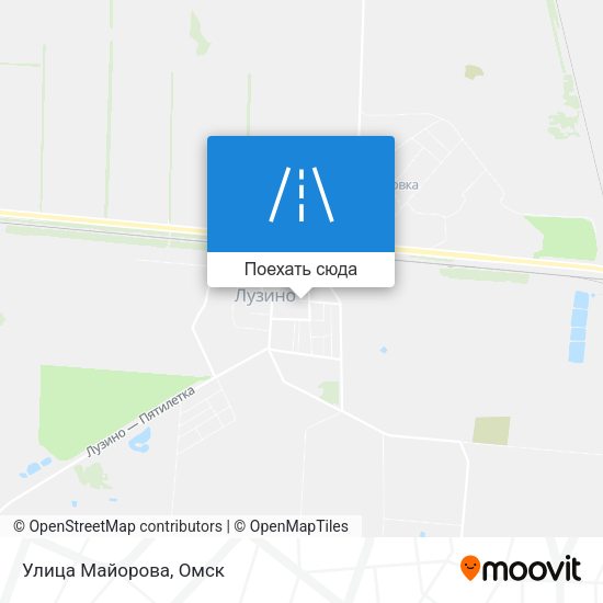 Карта Улица Майорова