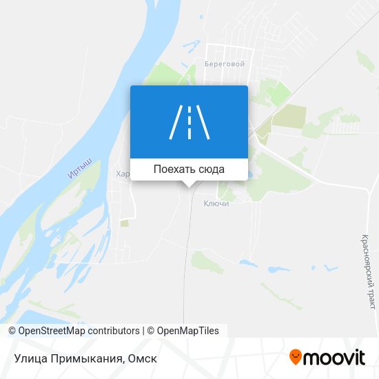 Карта Улица Примыкания