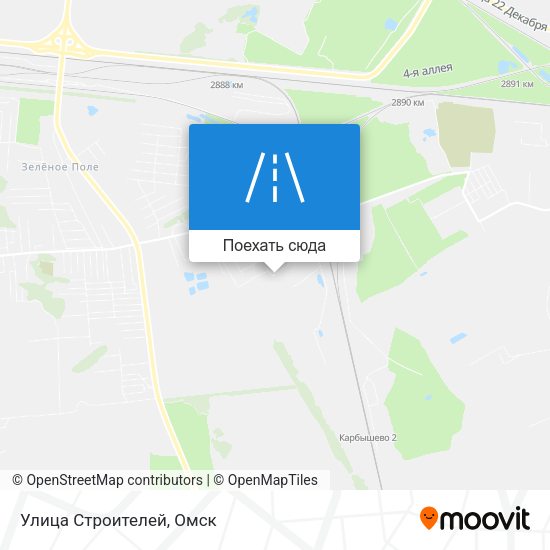 Карта Улица Строителей