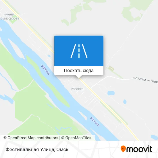 Карта Фестивальная Улица