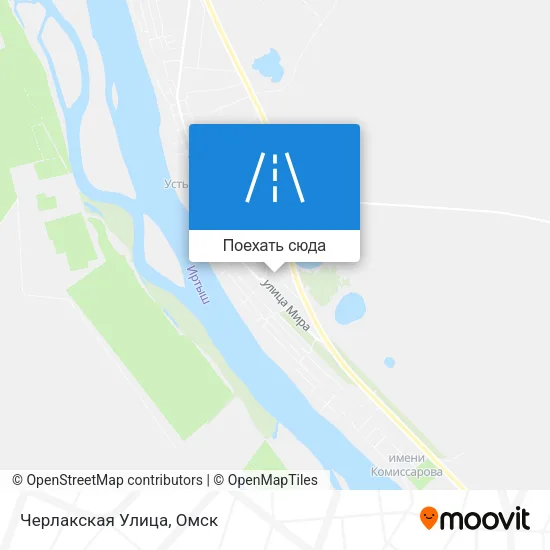 Карта Черлакская Улица