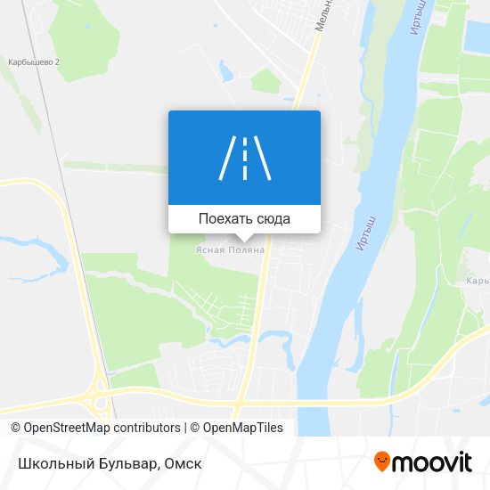 Карта Школьный Бульвар