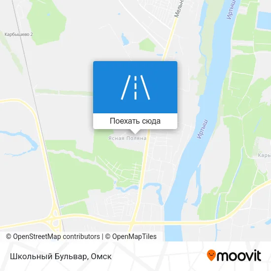 Карта Школьный Бульвар