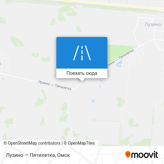 Карта Лузино — Пятилетка