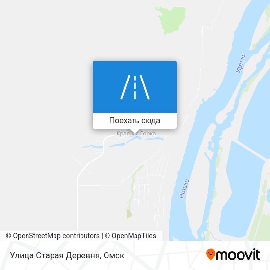 Карта Улица Старая Деревня