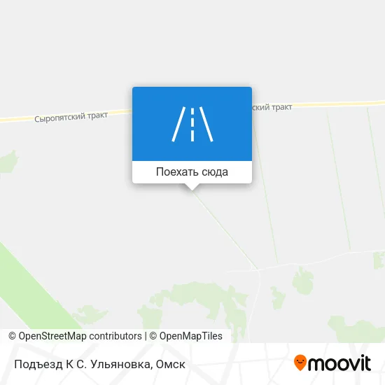 Карта Подъезд К С. Ульяновка