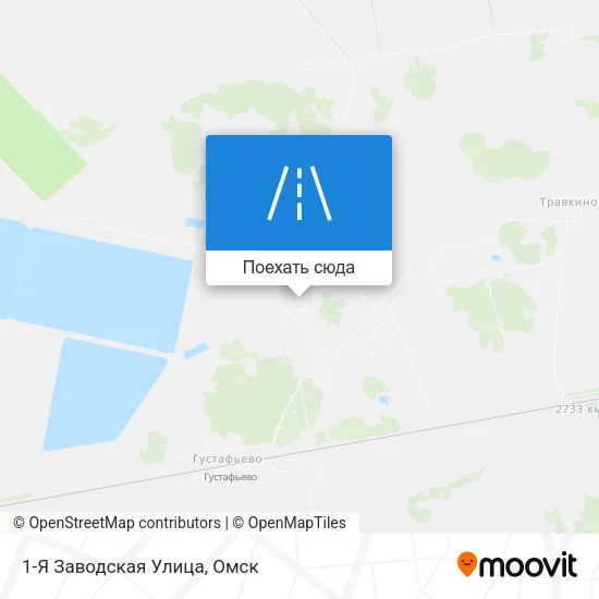Карта 1-Я Заводская Улица