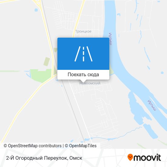 Карта 2-Й Огородный Переулок