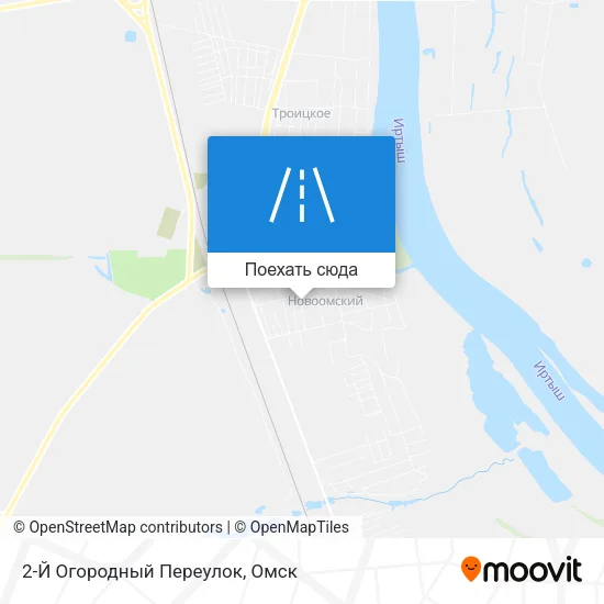 Карта 2-Й Огородный Переулок