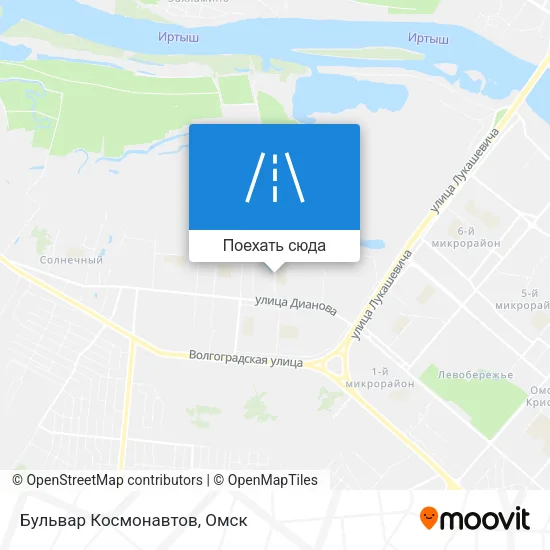 Карта Бульвар Космонавтов