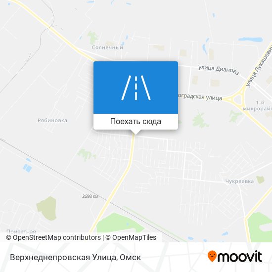Карта Верхнеднепровская Улица