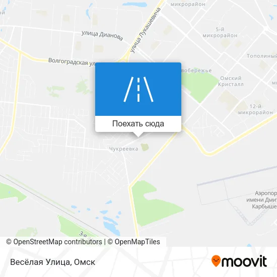 Карта Весёлая Улица