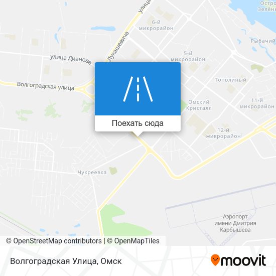 Карта Волгоградская Улица