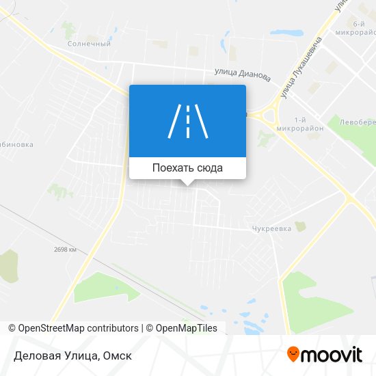 Карта Деловая Улица