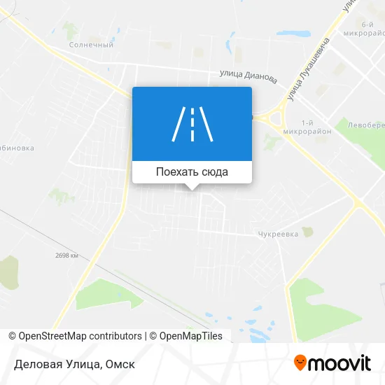 Карта Деловая Улица