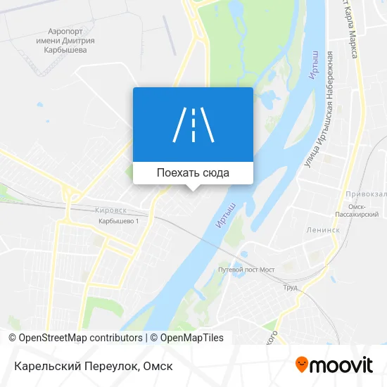 Карта Карельский Переулок