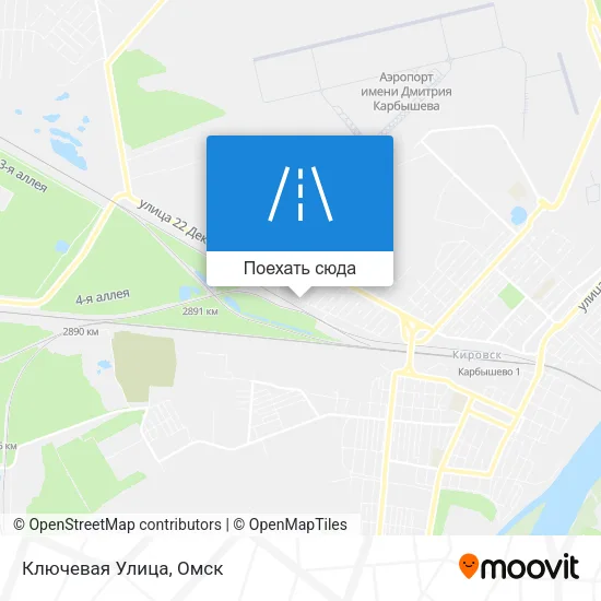 Карта Ключевая Улица