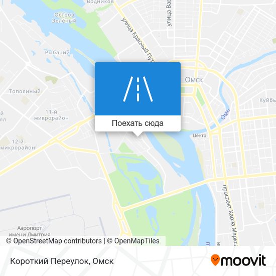 Карта Короткий Переулок