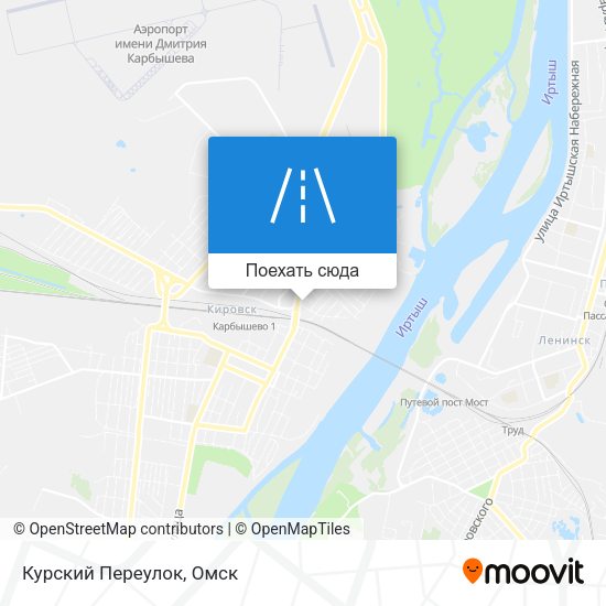 Карта Курский Переулок