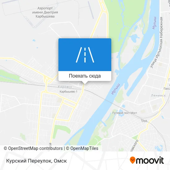 Карта Курский Переулок